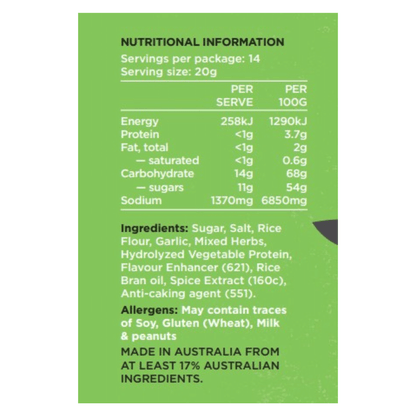 MIsty Gully Chicken Rub 290g - Fraser Coast Outdoors