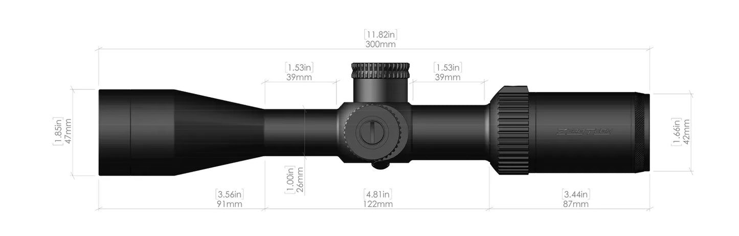 ZeroTech Vengeance 4.5-18x40mm PHR