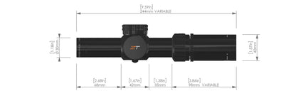 Zero Tech Vengeance 1-6x24mm LPVO RAR - Fraser Coast Outdoors