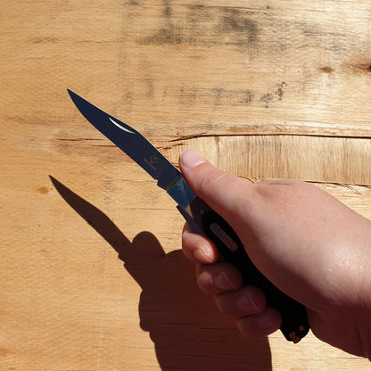 Wolf Creek Trapper Knife with Leather Pouch - Fraser Coast Outdoors