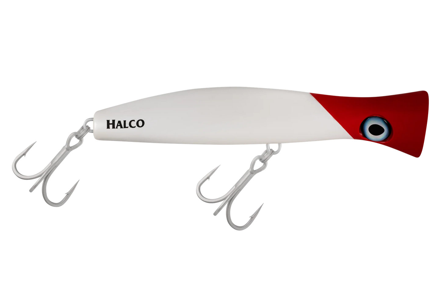 Halco Roosta Popper 195 White Red Head