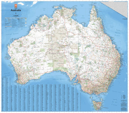 Australia Large Map 12th Ed - Fraser Coast Outdoors