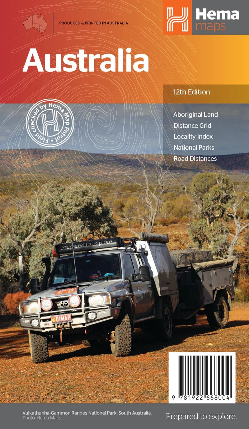 Australia Large Map 12th Ed - Fraser Coast Outdoors