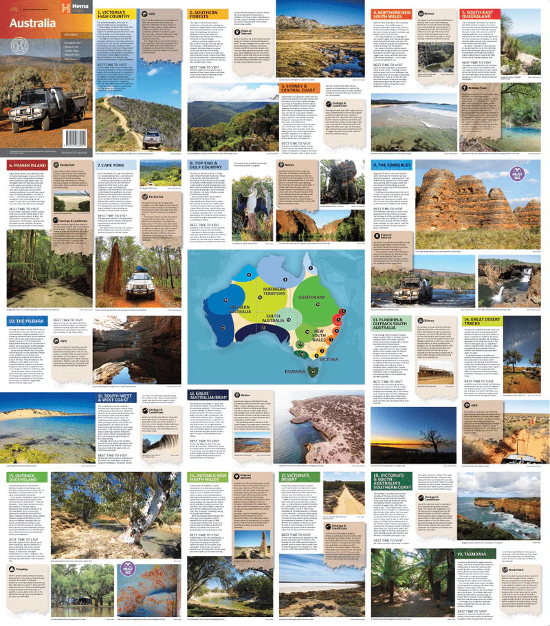 Australia Large Map 12th Ed - Fraser Coast Outdoors