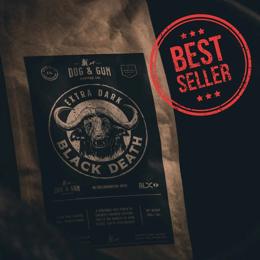 Dog & Gun Whole Beans 500g Black Death