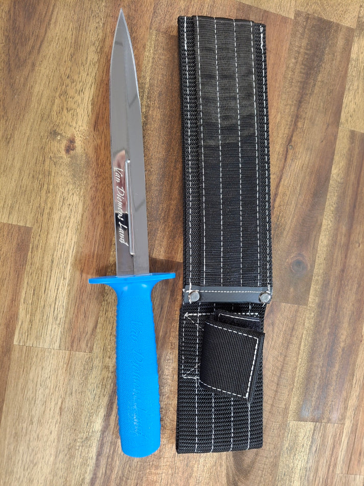 Van Diemens Land Pig Sticker Blue