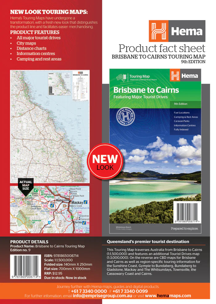 Brisbane To Cairns Map - Fraser Coast Outdoors
