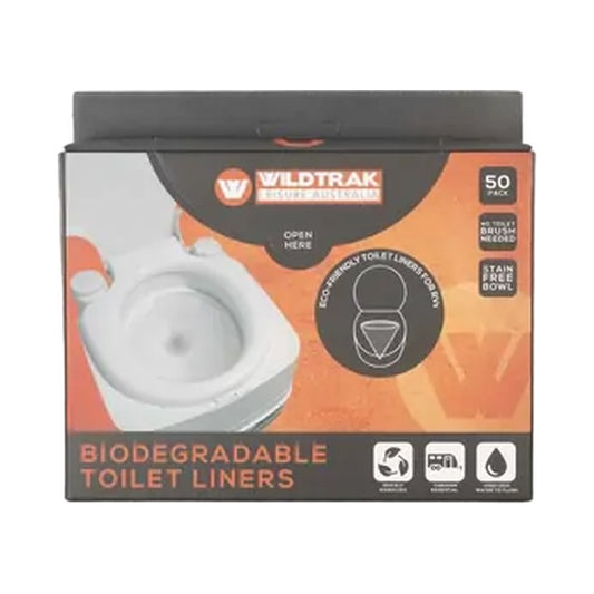 Wildtrak Toilet Liners Portable 50pk Biodegradable