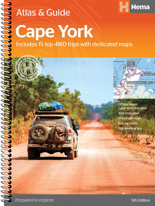 Cape York Map Hema Feat. Old Tele Track - Fraser Coast Outdoors