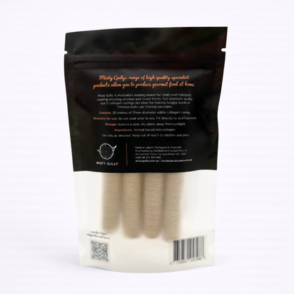 Misty Gully Collagen Casings - Size 17mm (36m) - Fraser Coast Outdoors