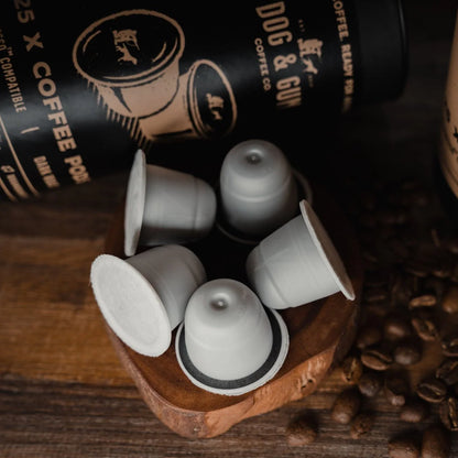Dog & Gun Coffee Pods Medium 25Pk - Fraser Coast Outdoors