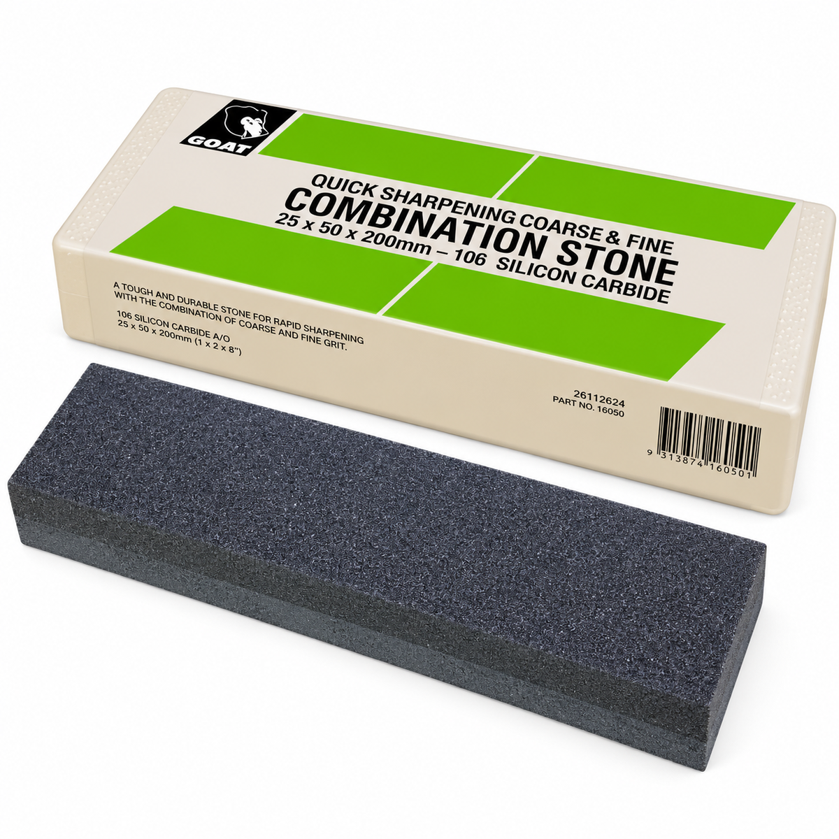 NORTON / BEAR 108 Silicon Carbide 8" x 2" (200 x 50mm) Oil Filled Stone Combination Stone - Fraser Coast Outdoors