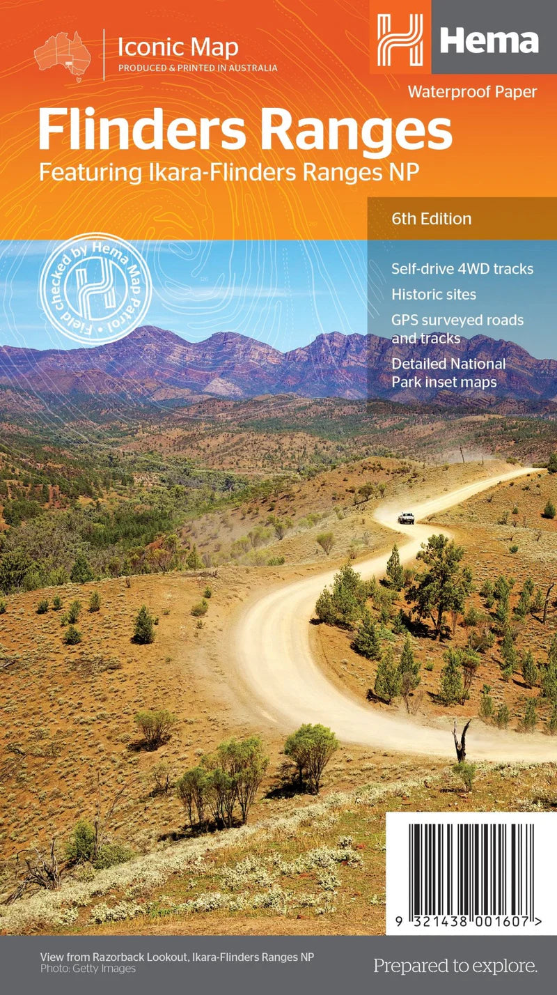 Flinders Ranges Map - Fraser Coast Outdoors