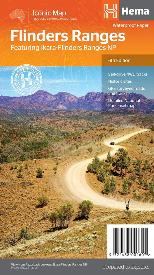 Flinders Ranges Map - Fraser Coast Outdoors