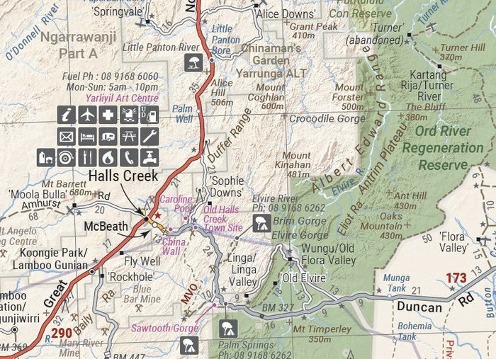 Great Desert Tracks Central Sheet Map - Fraser Coast Outdoors