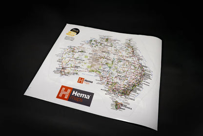 Hema Sticker Map 440x370mm - Fraser Coast Outdoors
