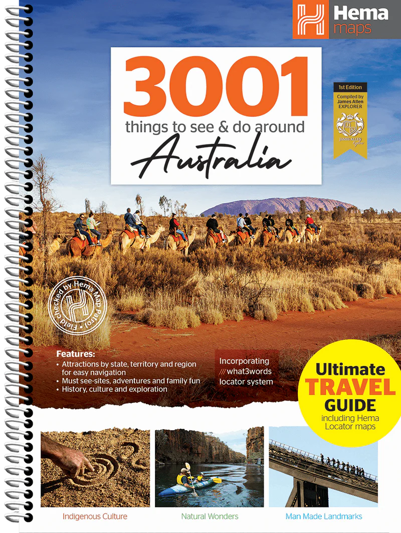 3001 Things to See & Do Around Australia Book - Fraser Coast Outdoors