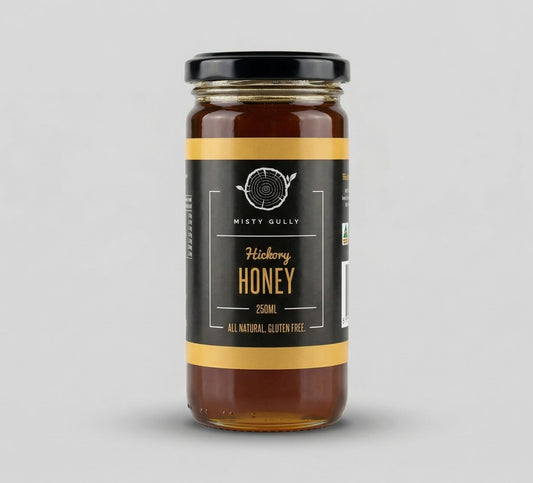 Misty Gully Hickory Honey- Hickory Smoke Flavoured Honey - Fraser Coast Outdoors
