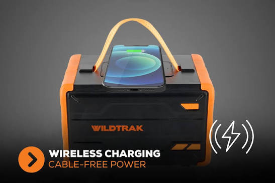 Wildtrak Power Tank Buddy 30Ah Portable Lithium Power Station With Charge N Go