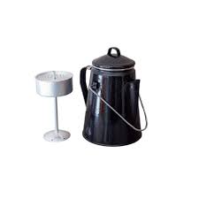 Wildtrak 2L Premium Enamel Percolator Coffee Pot - Fraser Coast Outdoors