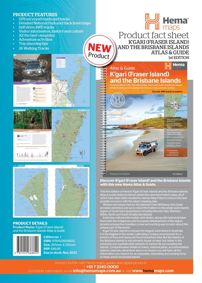 Fraser And Brisbane Islands Atlas And Guide - Fraser Coast Outdoors