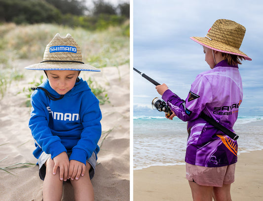 Shimano Kids Straw Hat - Fraser Coast Outdoors