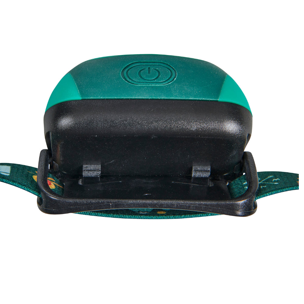 Oztrail 80L Lumos Twinkle Kids Headlamp - Green - Fraser Coast Outdoors