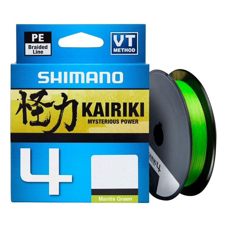 Shimano Kairiki 4 Pe Braid Line Mantis Green - Fraser Coast Outdoors