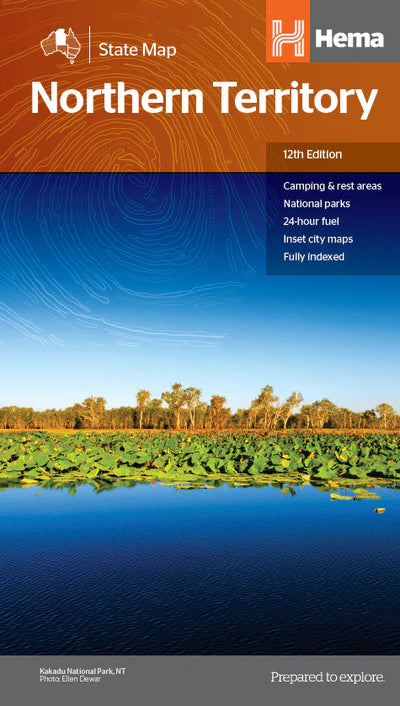 Northern Territory State Map - Fraser Coast Outdoors