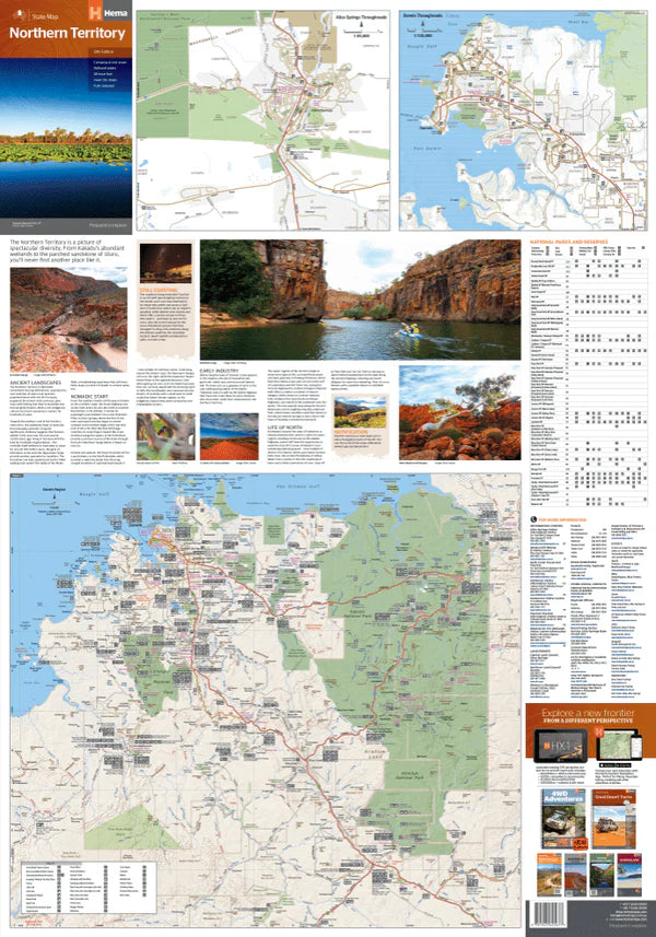 Northern Territory State Map - Fraser Coast Outdoors