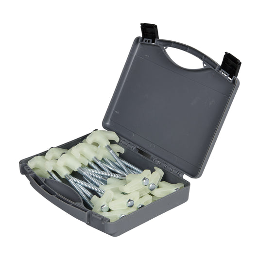 Oztrail Tent Peg Screw-In Set 25 Piece Glow In Dark - Fraser Coast Outdoors