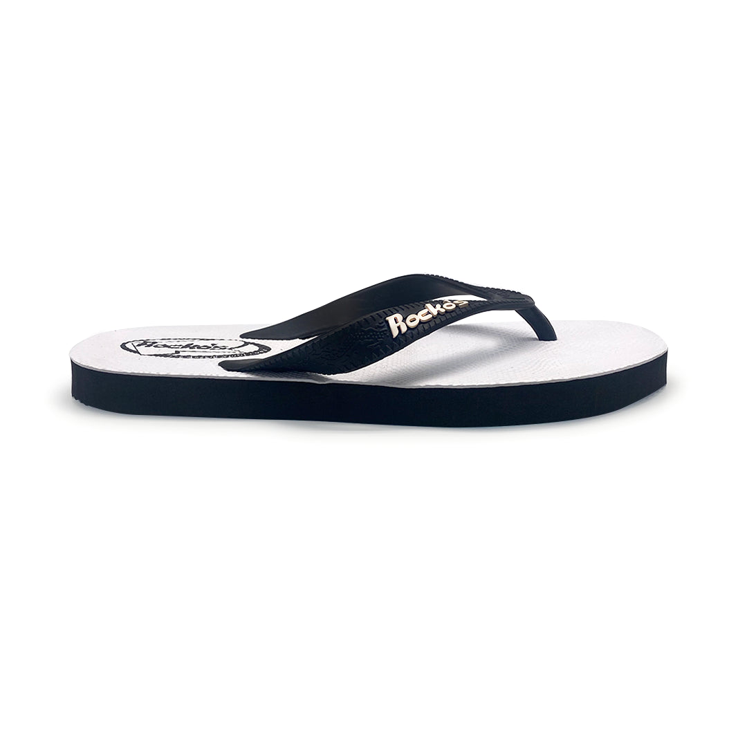 Rockos Double Pluggers White and Black Mens Size 7