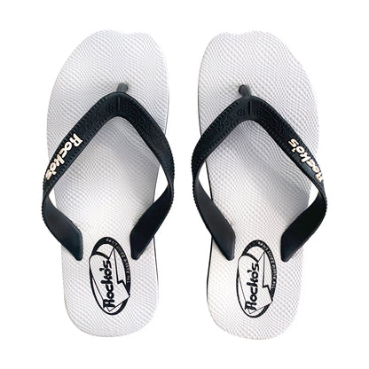 Rockos Double Pluggers White and Black Mens Size 7 - Fraser Coast Outdoors