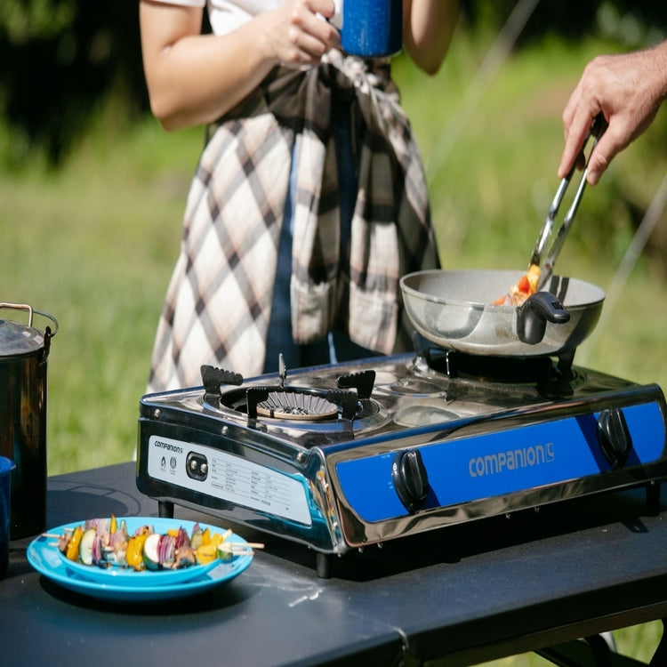 Companion Double Burner Wok Cooker