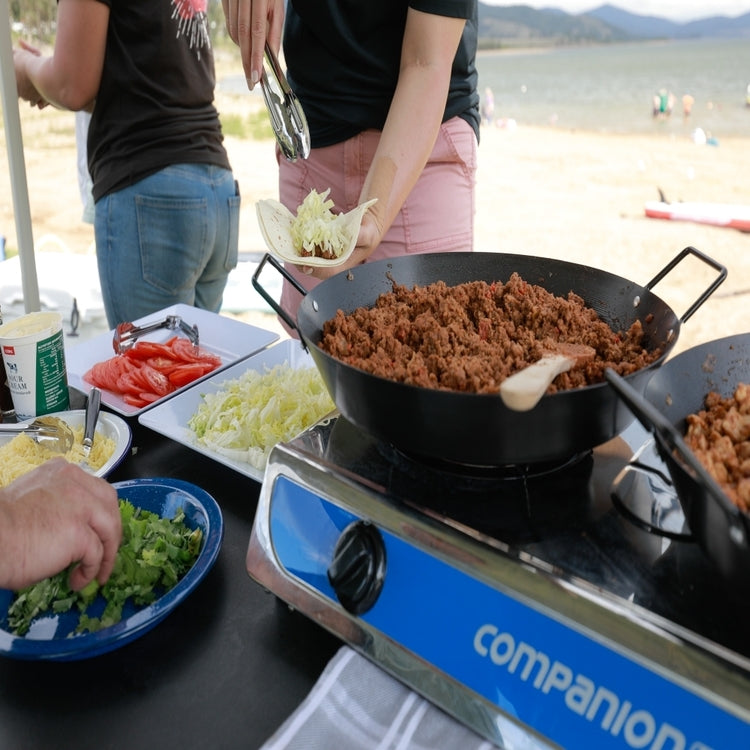 Companion Double Burner Wok Cooker