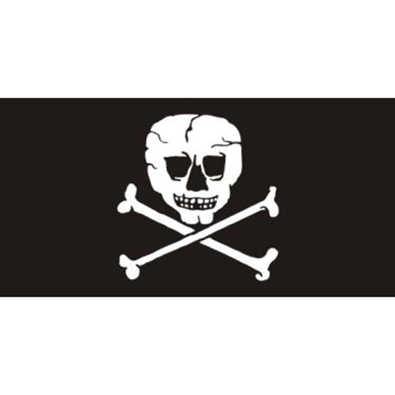 Jolly Roger Flag 1800mm x 900mm (Knitted) - Fraser Coast Outdoors