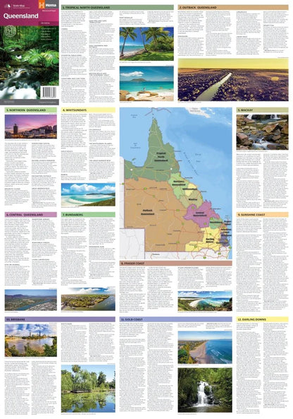 Queensland State Map Hema - Fraser Coast Outdoors