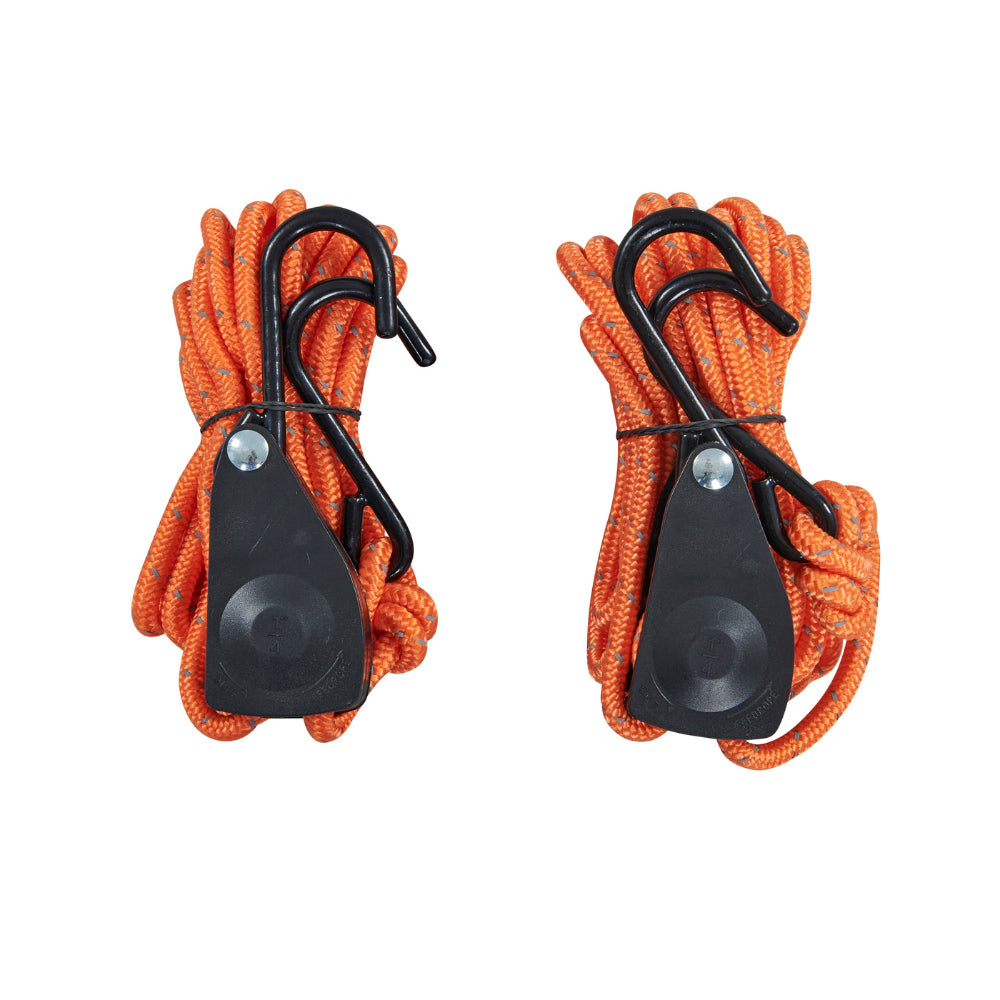Oztrail Ratchet Tie Down Rope 2PK - Fraser Coast Outdoors