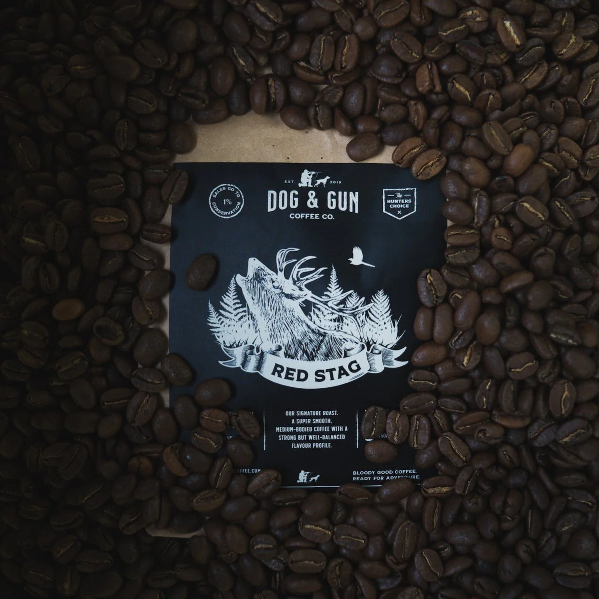Dog & Gun Whole Bean 750g - Fraser Coast Outdoors