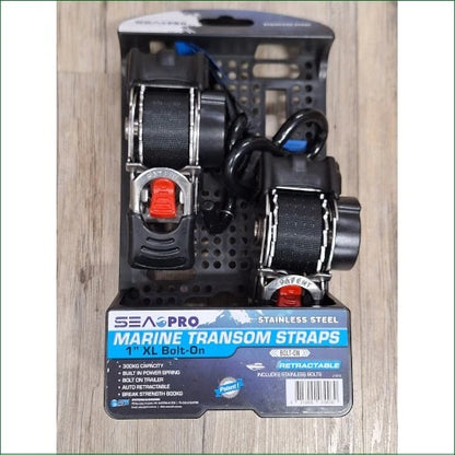SEA PRO MARINE TRANSOM STRAP XL 1" 2 Pack - Fraser Coast Outdoors