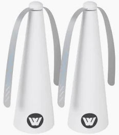 Wildtrak 2pk Rechargeable Fly Repeller Fans Insect Repellent with Soft Blades & Silent Operation