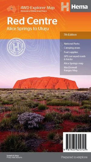 Red Centre Hema Map - Fraser Coast Outdoors