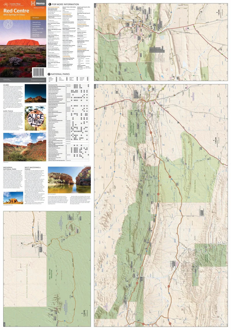 Red Centre Hema Map - Fraser Coast Outdoors