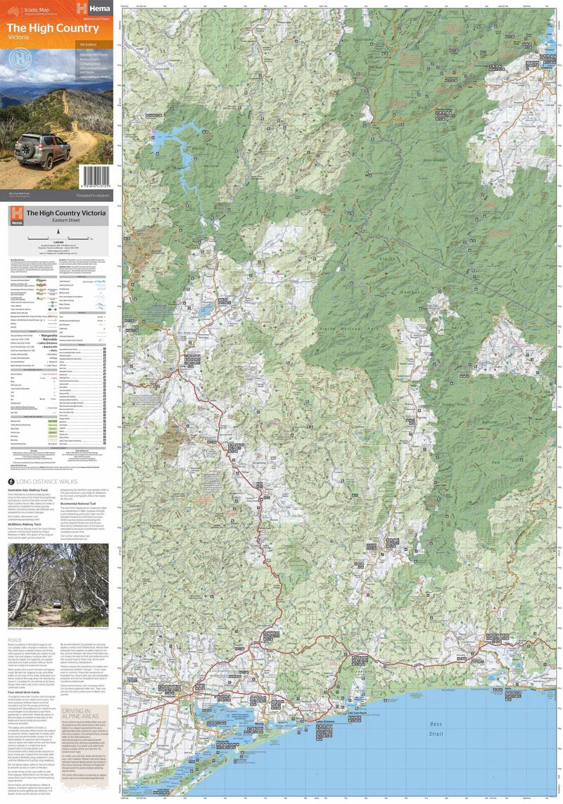 The High Country Victoria Map - Fraser Coast Outdoors