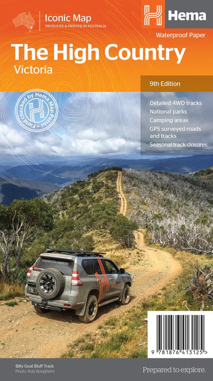 The High Country Victoria Map - Fraser Coast Outdoors
