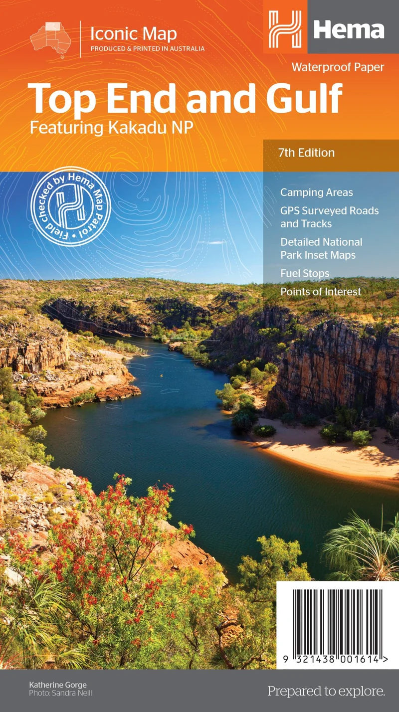 Top End And Gulf Map Hema - Fraser Coast Outdoors