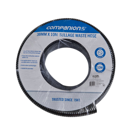 Companion Caravan Sullage Waste Hose 28mmx10m - Fraser Coast Outdoors