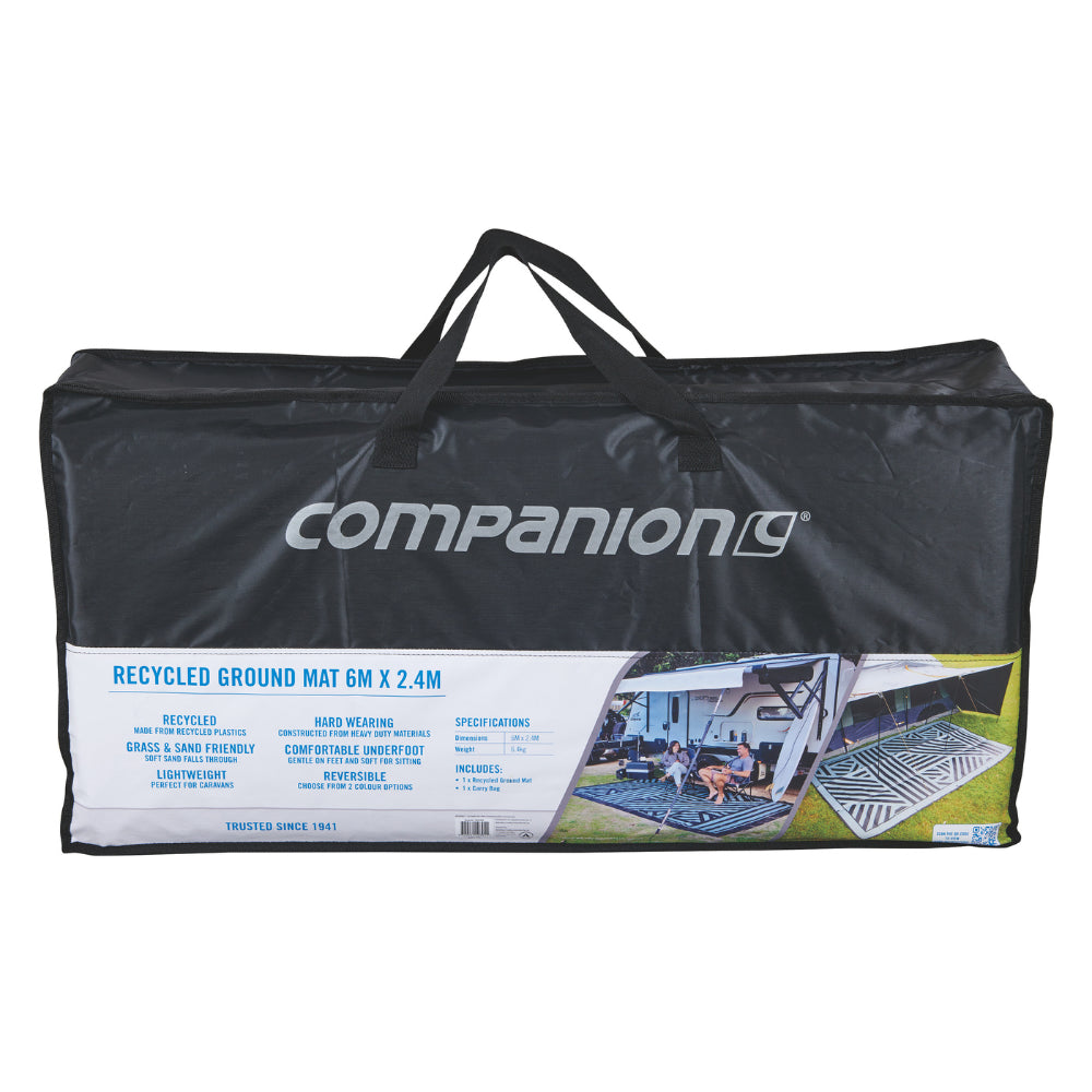 Companion Caravan Recycled Ground Mat 6M X 2.4M - Fraser Coast Outdoors
