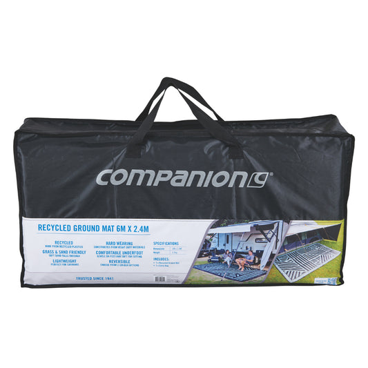Companion Caravan Recycled Ground Mat 6M X 2.4M - Fraser Coast Outdoors