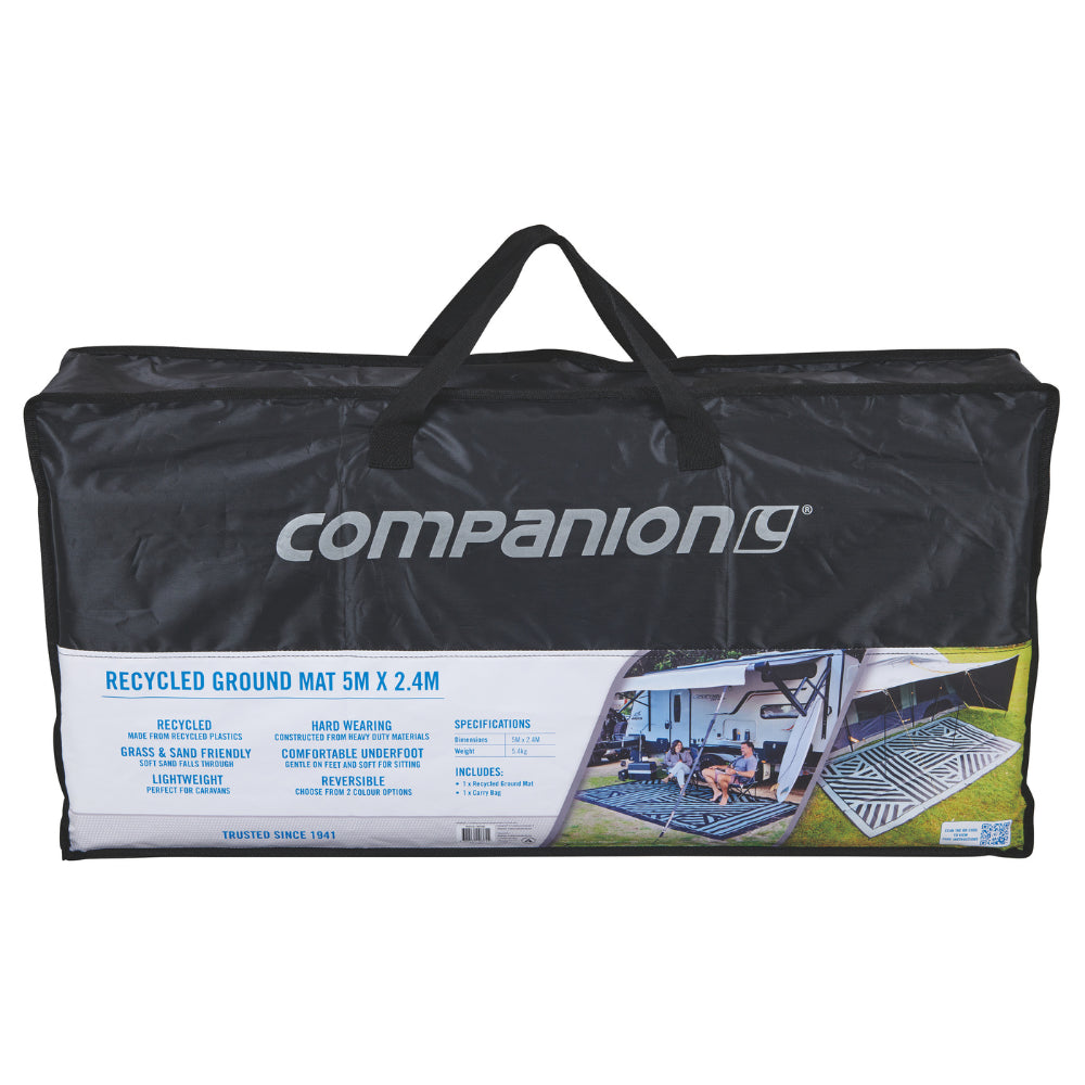 Companion Caravan Recycled Ground Mat 4M x 2.4M - Fraser Coast Outdoors
